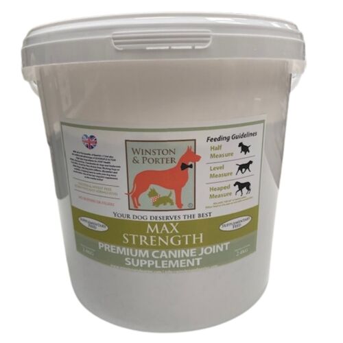 Max Strength Premium Canine Joint Supplement - Adult Working & Performance From - 10kg