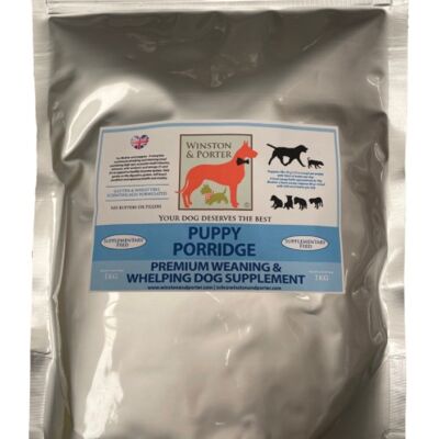 Suplemento premium para el destete y el parto de las gachas de avena para cachorros - 1 kg