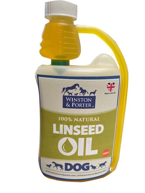 100% Natural Linseed Oil for dogs - 500ml