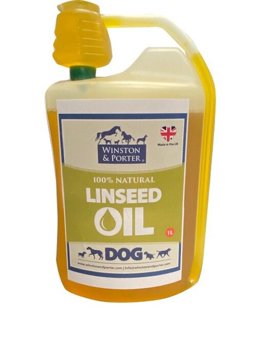 100% Natural Linseed Oil for dogs - 1L