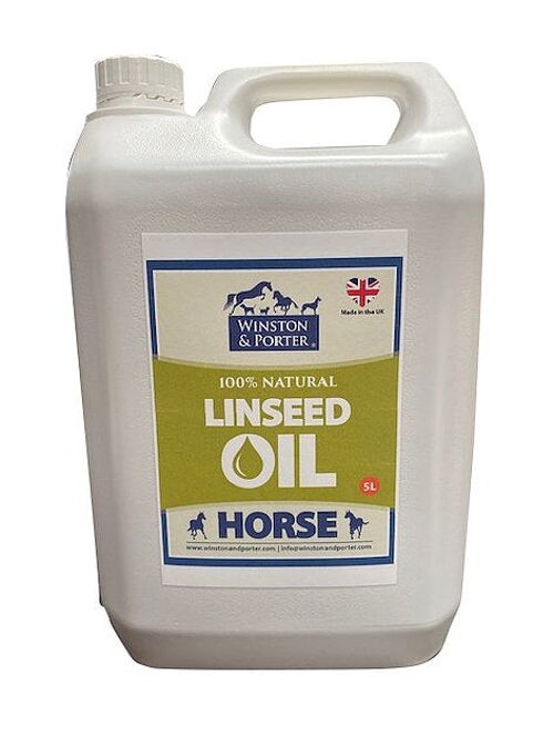 100% Natural Linseed Oil for Horses - 5L