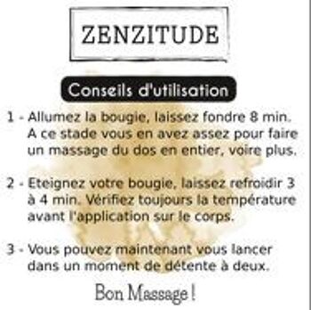 Bougie de massage Vanille tonka 4