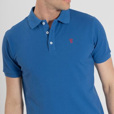 Polo bleu 1