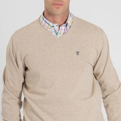 Pull beige 5