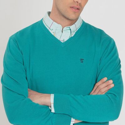 Grüner Pullover 1