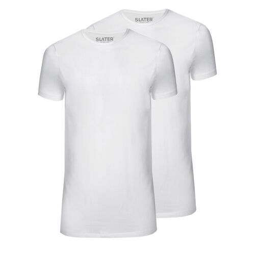 7710 Basic Fit extra Long Ronde Hals T-shirt (+7cm)