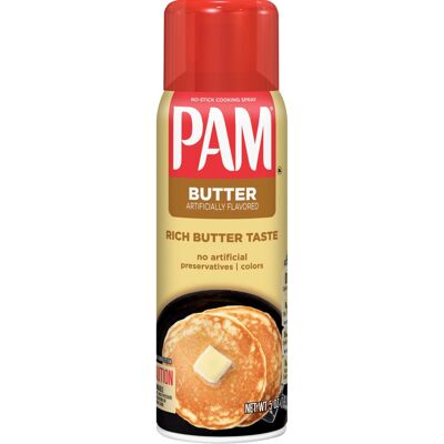 Mantequilla en aerosol para cocinar Pam 5 oz