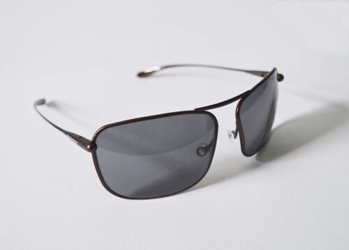 Iono – Brunello Titanium Frame High-Contrast Sunglasses