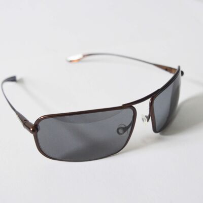 Meso – Brunello Titanium Frame High-Contrast Sunglasses