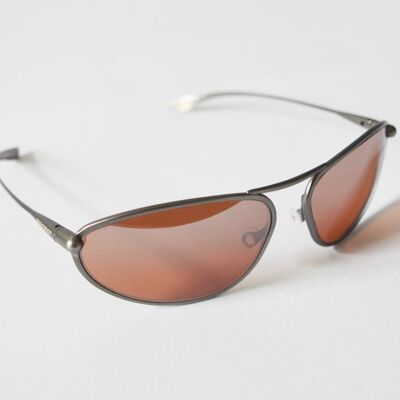 Exo – Gunmetal Titanium Frame Silver Gradient Mirror Photochromic Sunglasses