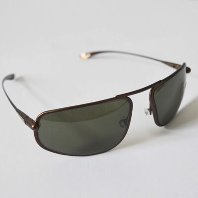 Strato – Polarisierte Sonnenbrille mit Titanrahmen von Brunello
