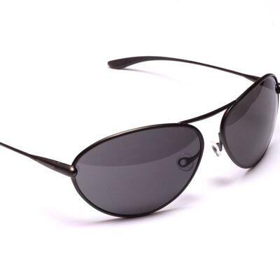 Tropo – Gunmetal Titanium Frame Grey Polarized Sunglasses