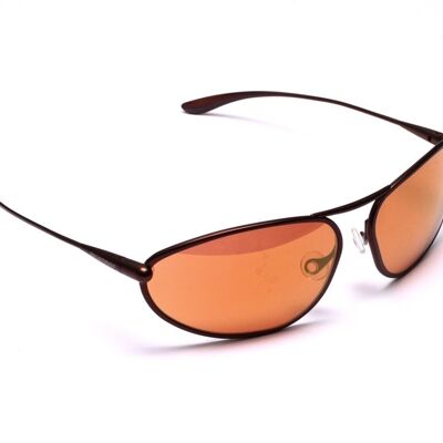 Exo – Brunello Titanium Frame Gold Mirror Copper/Brown Photochromic Sunglasses
