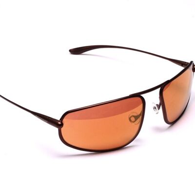 Strato – Brunello Titanium Frame Gold Mirror Copper/Brown Photochromic Sunglasses