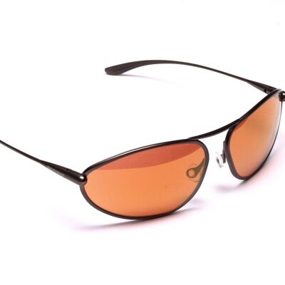 Exo – Gunmetal Titanium Frame Gold Mirror Copper/Brown Photochromic Sunglasses