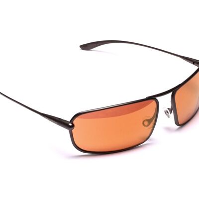 Meso – Gunmetal Titanium Frame Gold Mirror Copper/Brown Photochromic Sunglasses
