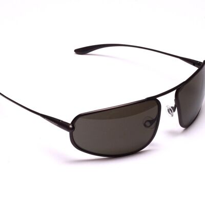 Strato – Gafas de sol polarizadas con montura de titanio y grafito