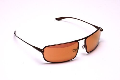 Meso – Brunello Titanium Frame Gold Mirror Copper/Brown Photochromic Sunglasses