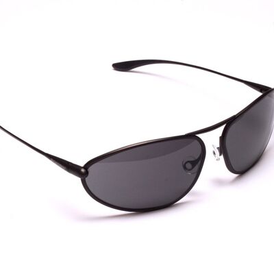 Exo – Graphite Titanium Frame High-Contrast Sunglasses