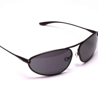 Exo – Graphite Titanium Frame High-Contrast Sunglasses
