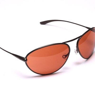 Tropo – Gafas de sol fotocromáticas con montura de titanio bronce