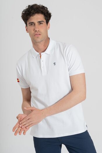 Polo Blanc Espagne 1 2