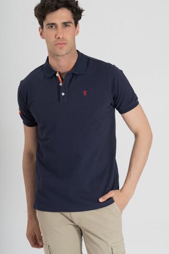 Polo bleu marine Espagne 1 5