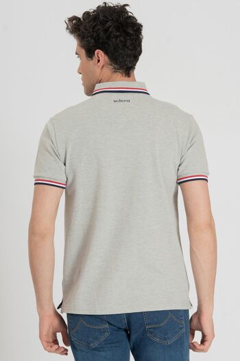 Polo Gris Chiné 4 3