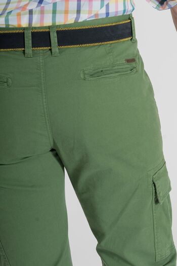 Pantalon cargo sport kaki 3