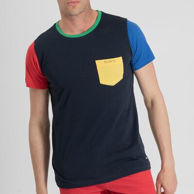 T-shirt blu scuro 3