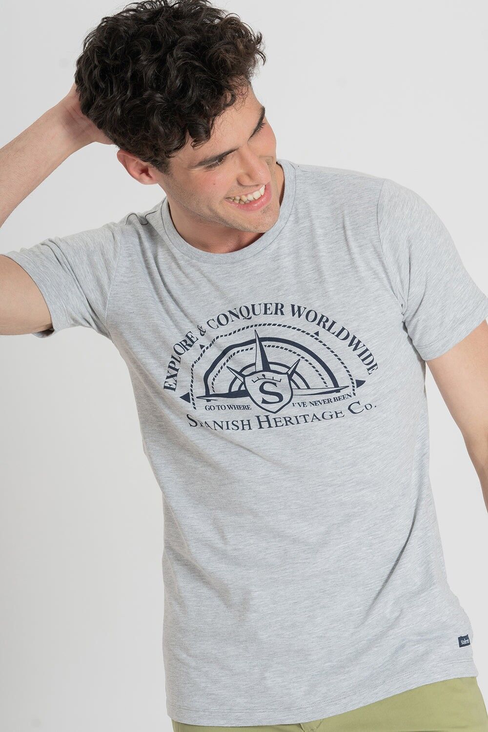 T-shirt grigio melange 2