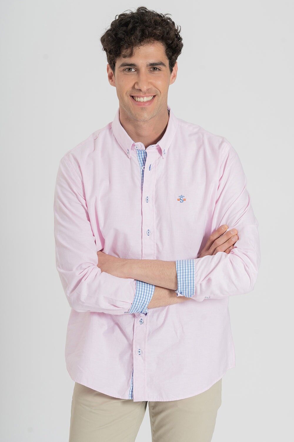 Camicia Oxford rosa 2