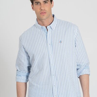 Maglia Righe Azzurro