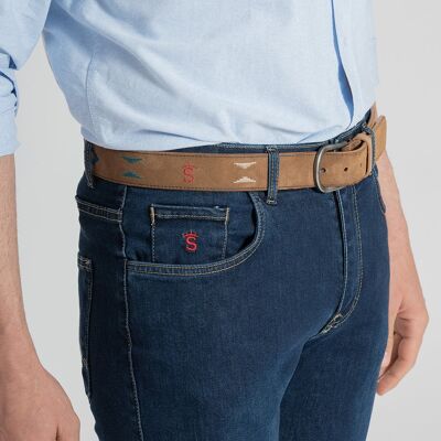 Pantalon texan foncé 2