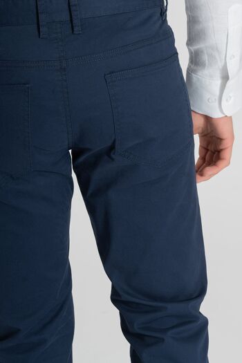 Pantalon Bleu Marine 5 Poches 3