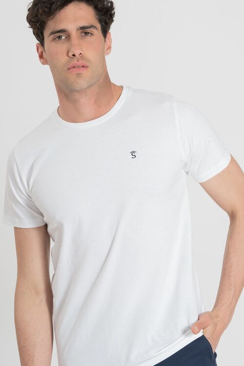 Camiseta Blanco Básica Logo