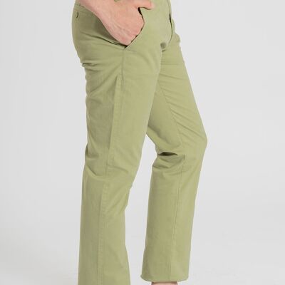 Pantalon chino vert
