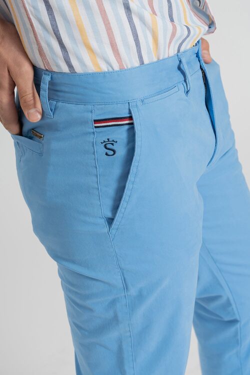 Pantalon Chino Azul