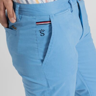Pantalon Chino Bleu