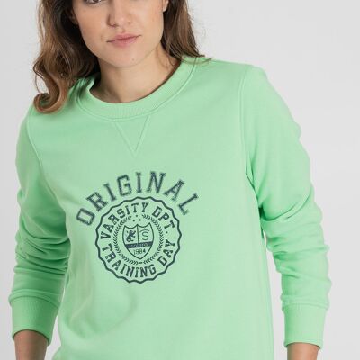 Sweat vert d'eau 1