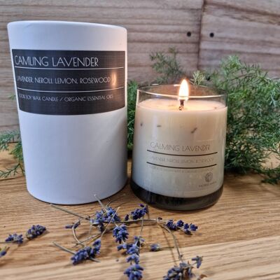 Premium Calming Lavender Essential oil Candle 220ml