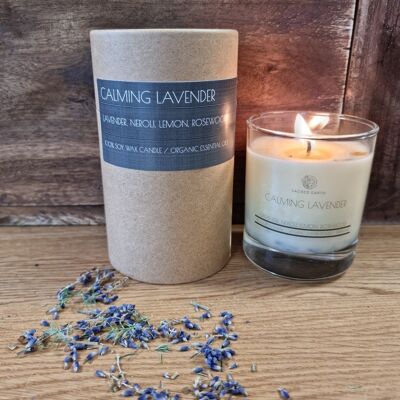 Premium Calming Lavender Essential oil Candle 160ml