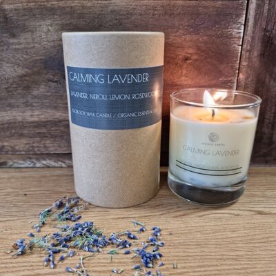 Premium Calming Lavender Essential oil Candle 160ml