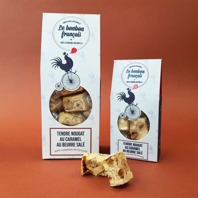 Tendre Nougat au caramel au beurre salé Mini - Pack 45 g