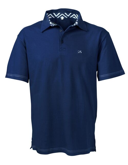 Polo-Shirt blau