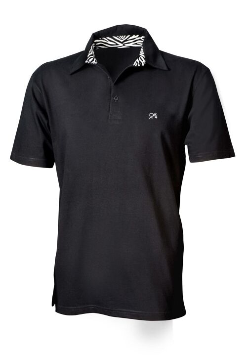 Polo-Shirt schwarz