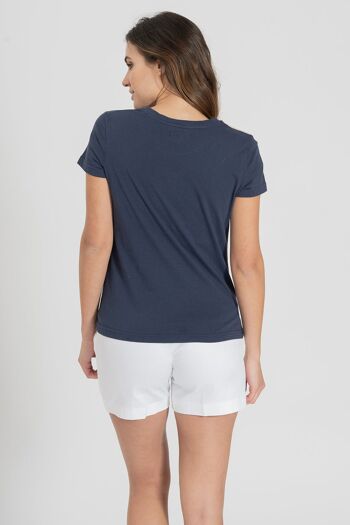 Tee-shirt bleu marine 6 2