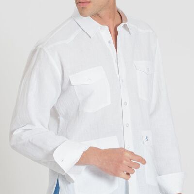 White Guayabera Shirt
