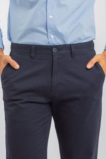 Pantalon chino bleu marine Regular 1