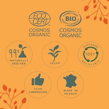 Fluide Coup d'éclat certifié Bio Cosmos Organic par Ecocert 2